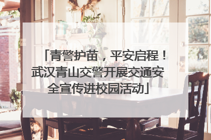 青警护苗，平安启程！武汉青山交警开展交通安全宣传进校园活动